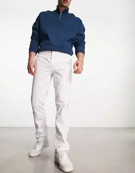Белые узкие чиносы New Look