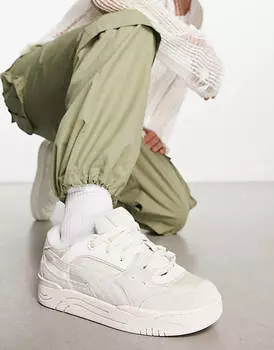Белые вельветовые кроссовки Puma 180