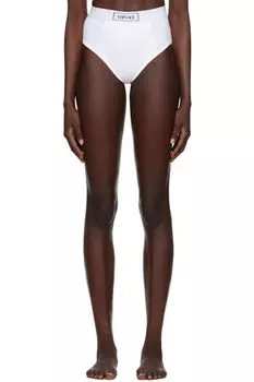 Белые винтажные трусы 90-х Versace Underwear