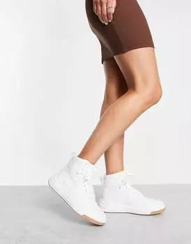 Белые высокие кеды ASOS DESIGN Delta