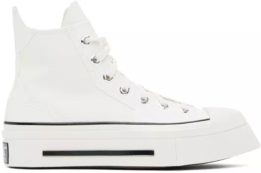 Белые высокие кеды Chuck 70 De Luxe Squared Converse