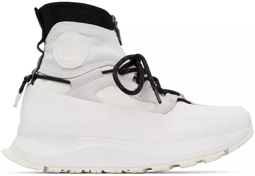 Белые высокие кроссовки Canada Goose Glacier Trail