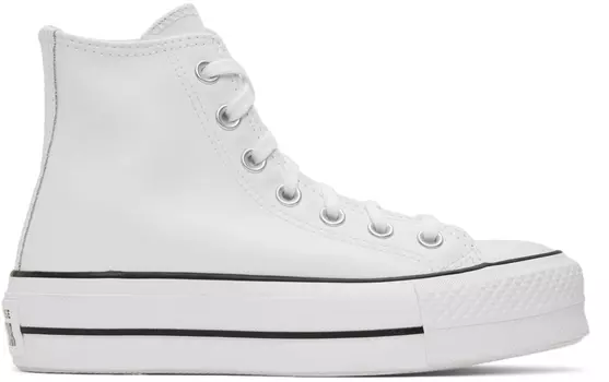 Белые высокие кроссовки Chuck Taylor All Star Lift Converse