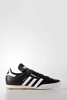 Белые замшевые спортивные кроссовки самба кроссовки Adidas Originals, черный