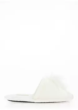 Белые женские домашние тапочки Aeropostale