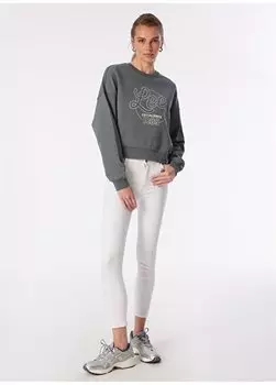 Белые женские джинсовые брюки скинни с завышенной талией L32S205043F65-Foreverfit Jean Panto Lee, белый