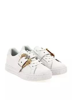 Белые женские кожаные кроссовки 75VA3SK9ZP311003 Versace Jeans Couture, белый