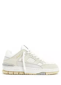 Белые женские кожаные кроссовки area lo Axel Arigato