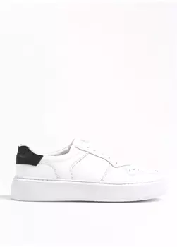 Белые женские кожаные кроссовки Hush Puppies