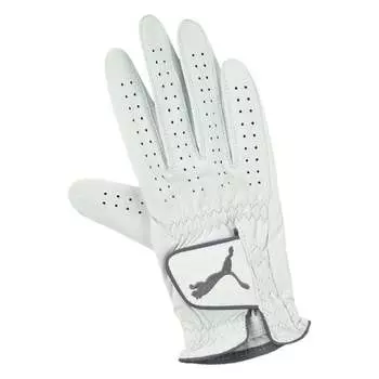 Белые женские кожаные перчатки для гольфа Pro Performance на правую руку 041258 01 Puma, белый