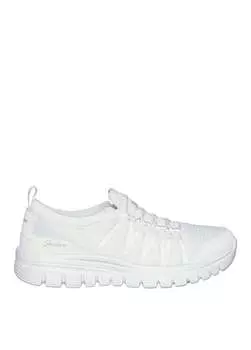 Белые женские кроссовки 100692 WHT Skechers, белый