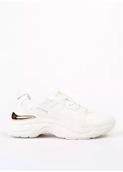 Белые женские кроссовки 177576 WHT Skechers, белый