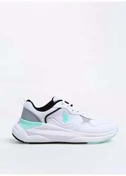 Белые женские кроссовки A10150198012010 U.S. Polo Assn., белый