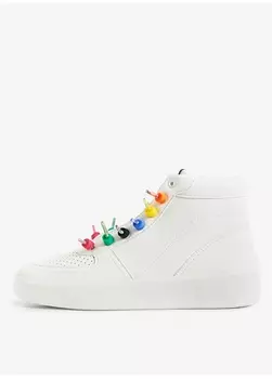 Белые женские кроссовки Desigual