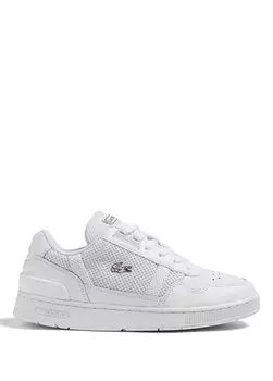 Белые женские кроссовки t-clip piqu Lacoste