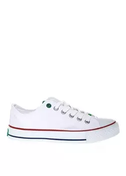 Белые женские кроссовки United Colors of Benetton