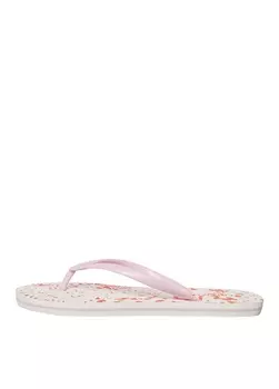 Белые женские пляжные тапочки Vero Moda
