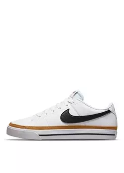 Белые женские повседневные туфли Nike