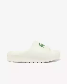 Белые женские шлепанцы Serve Slide 20 Lacoste