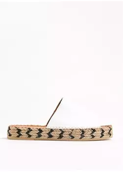 Белые женские тапочки Manijero