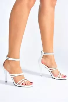 Белые женские туфли на тонком каблуке Fox Shoes, белый