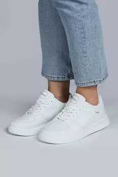 Белые женские зимние кроссовки удобная спортивная обувь Jump, белый