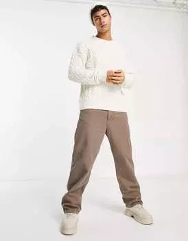 Белый джемпер плотной вязки New Look