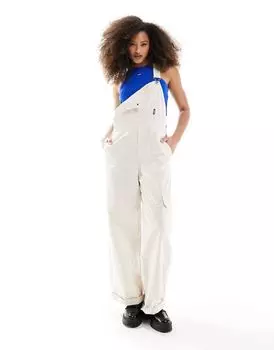 Белый джинсовый комбинезон HUGO BLUE