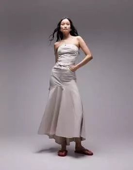 Белый джинсовый корсет-корсет Topshop