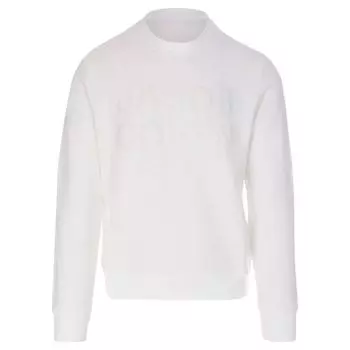 Белый хлопковый мужской свитер Jacob Cohen