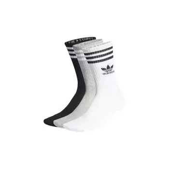 Белый хлопковый носок Adidas