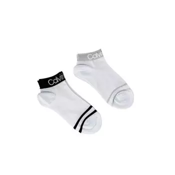 Белый хлопковый носок Calvin Klein