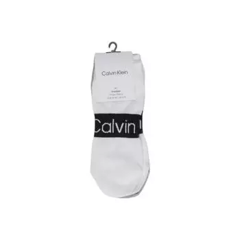 Белый хлопковый носок Calvin Klein