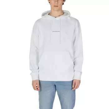 Белый хлопковый свитер Calvin Klein Jeans