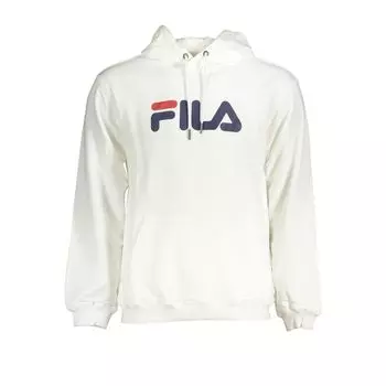 Белый хлопковый свитер Fila