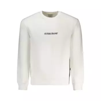 Белый хлопковый свитер Guess Shoes