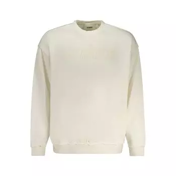 Белый хлопковый свитер Guess Shoes