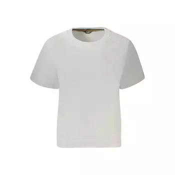 Белый хлопковый свитер K-Way