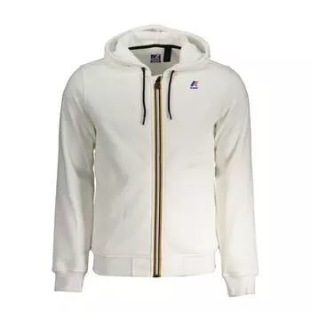 Белый хлопковый свитер K-Way