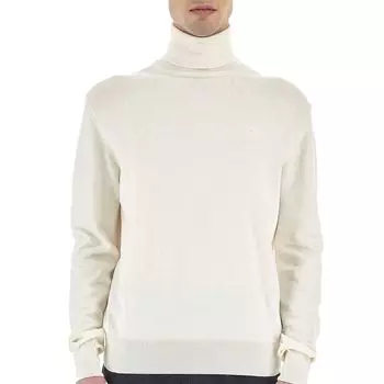 Белый хлопковый свитер La Martina