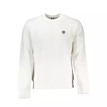 Белый хлопковый свитер North Sails