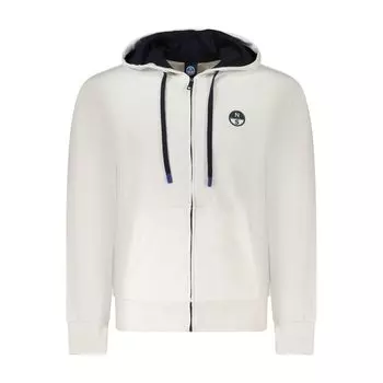 Белый хлопковый свитер North Sails