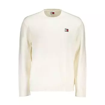 Белый хлопковый свитер Tommy Hilfiger