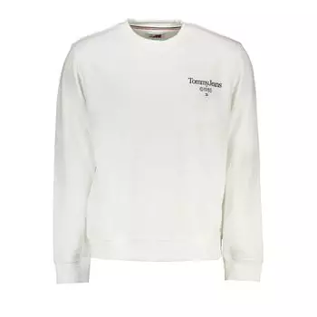 Белый хлопковый свитер Tommy Hilfiger