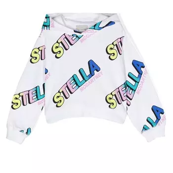 Белый худи с логотипом Stella McCartney, белый