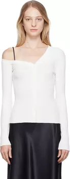 Белый кардиган Staud Craftsman