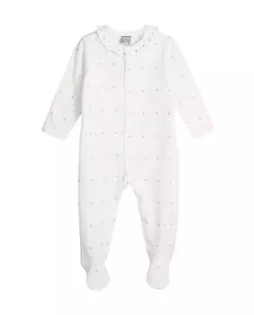 Белый комбинезон для девочки со звездным принтом Dadati, белый