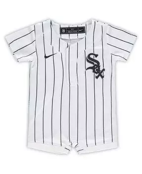 Белый комбинезон из джерси Chicago White Sox для новорожденных Nike, белый