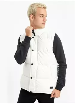 Белый мужской жилет The Crow