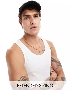 Белый обтягивающий жилет ASOS DESIGN